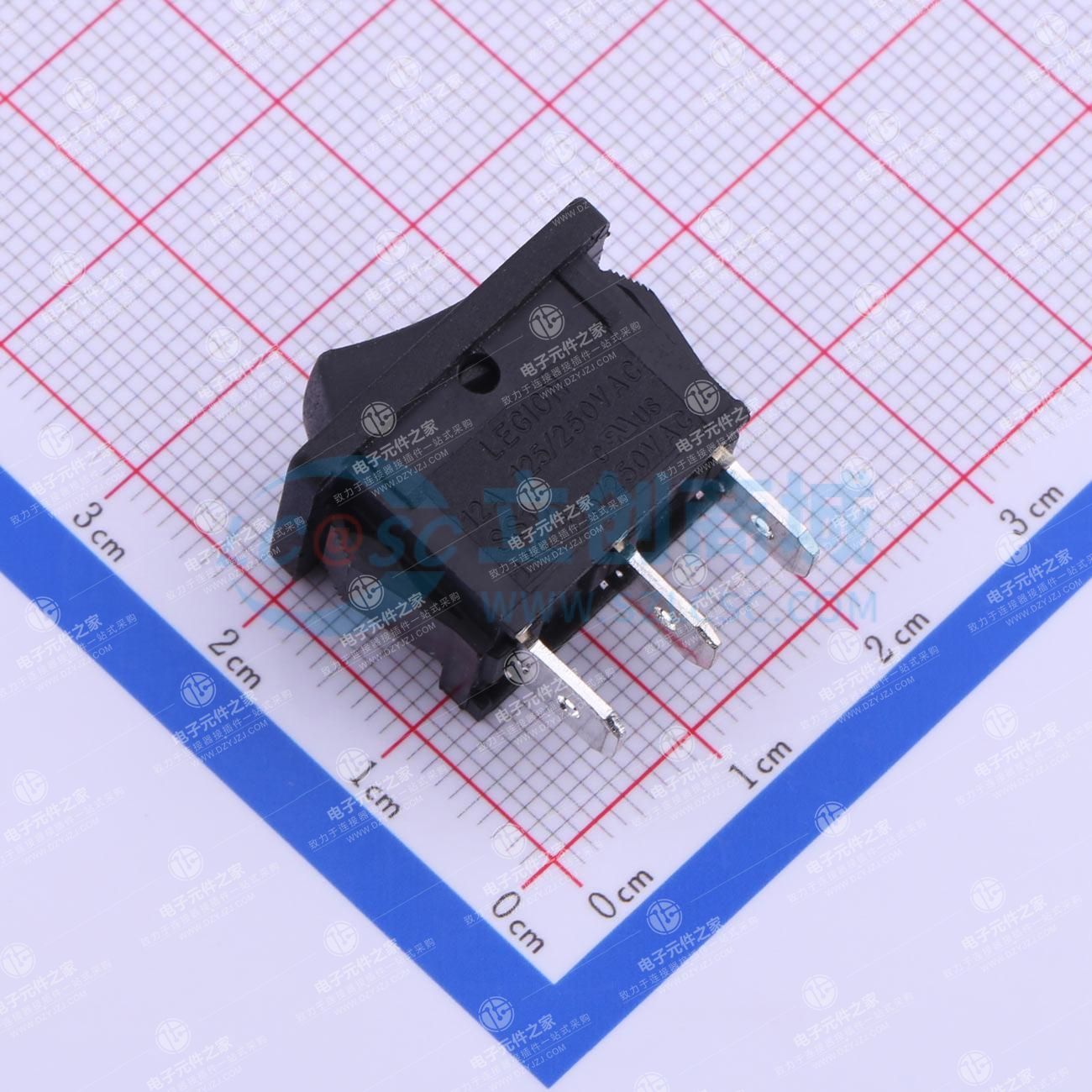 跷板开关SPDT 15x21mm
