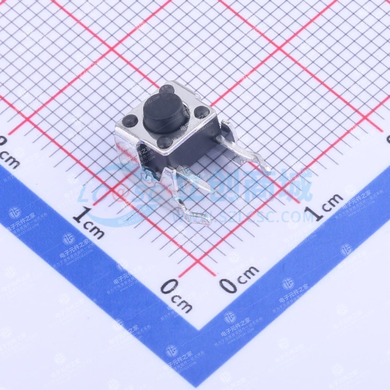 6*6*5mm 卧插 轻触开关
