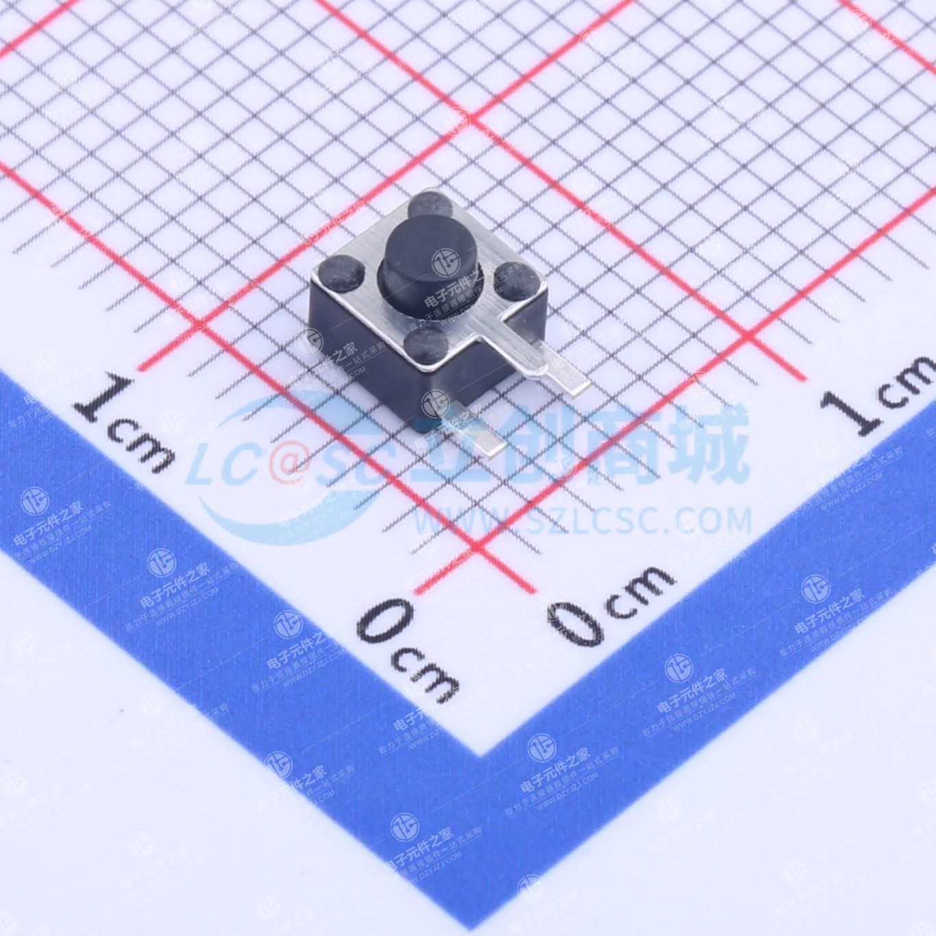4.5*4.5*4mm 卧插 轻触开关
