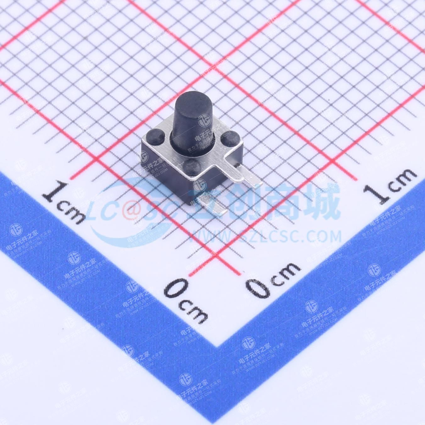 4.5*4.5*6mm 卧插 轻触开关