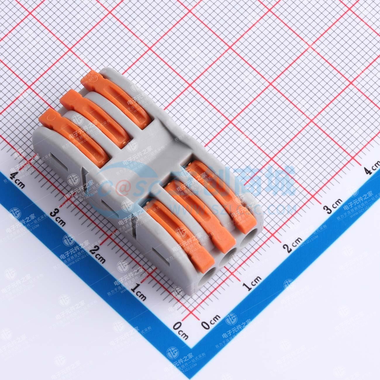 快速接线端子ST-223三进三出连接按压式接线器