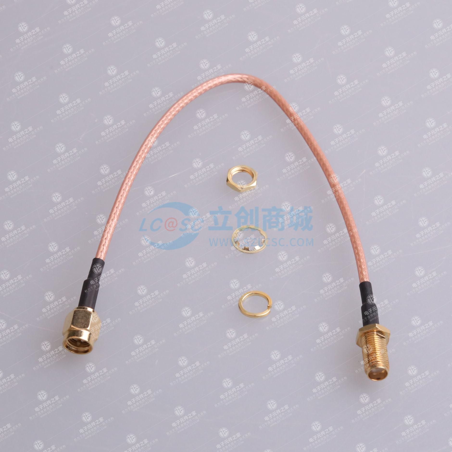四件套 SMA-K转SMA-J连接线 L=200mm