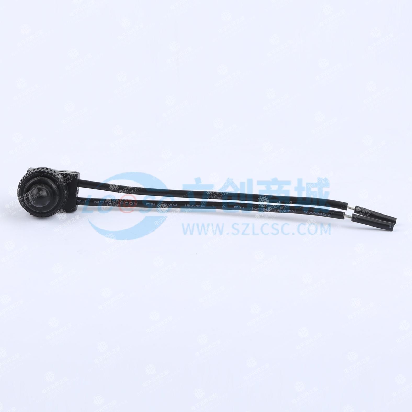 带线按制开关107S防水开关按钮开关配黑色防水帽
