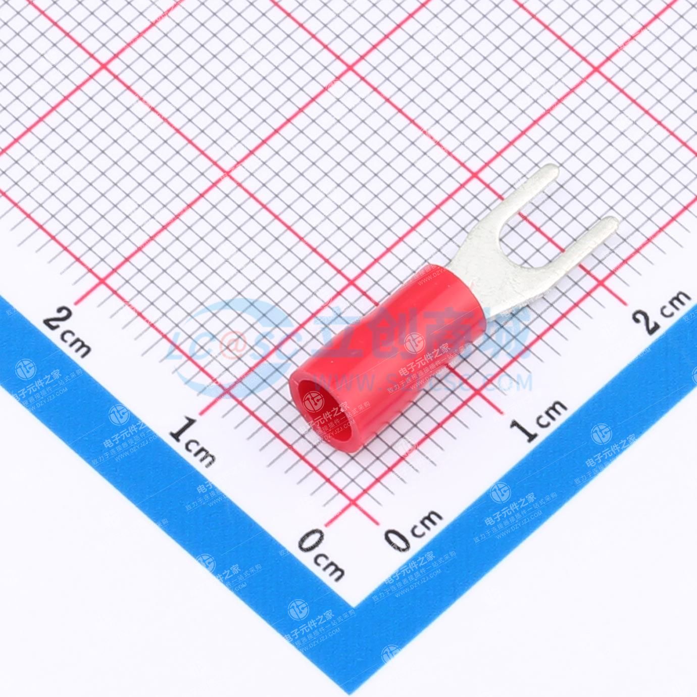 红色 叉形预绝缘端子