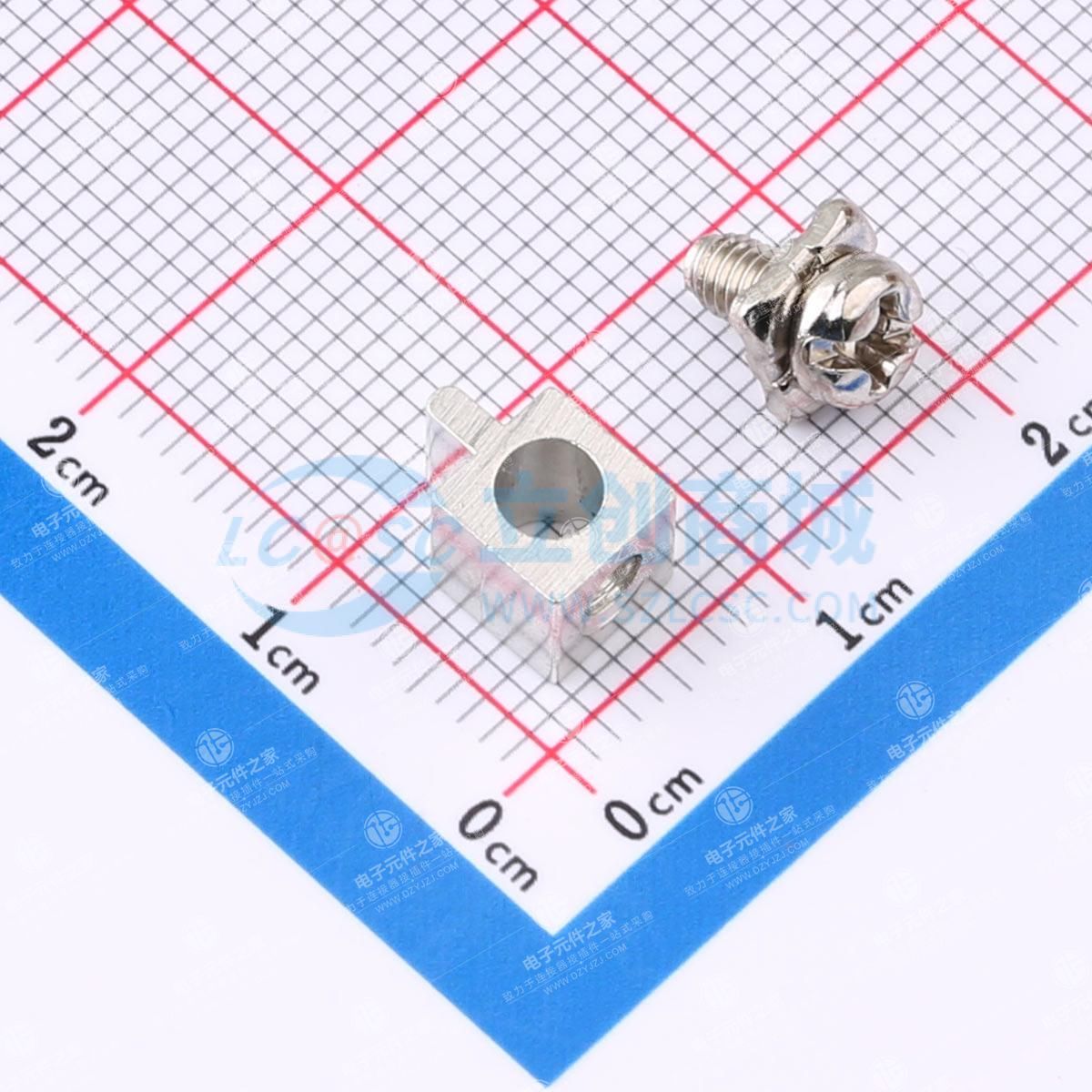一脚 M3 二件套 PCB焊接端子
