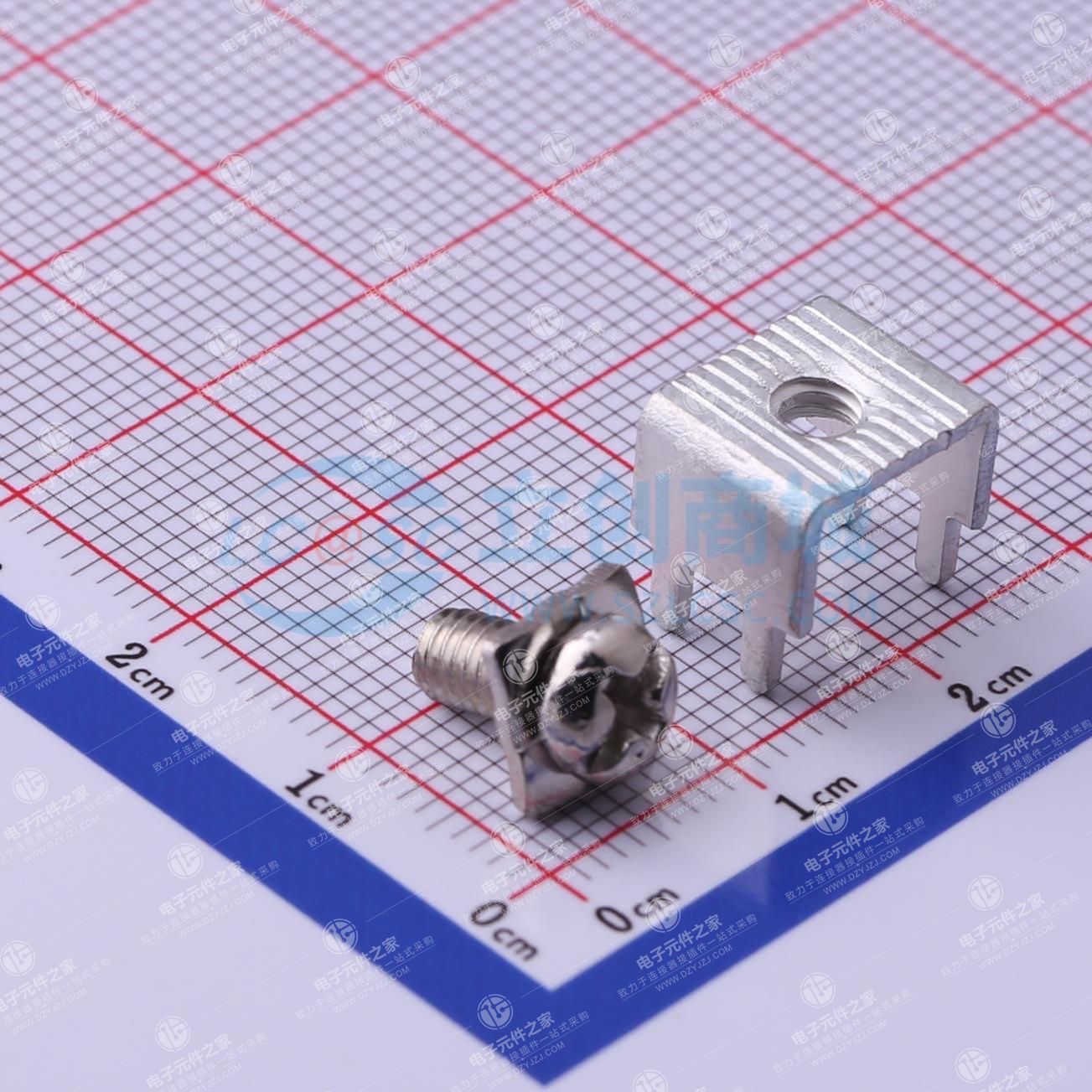 四脚 M4 二件套 PCB焊接端子