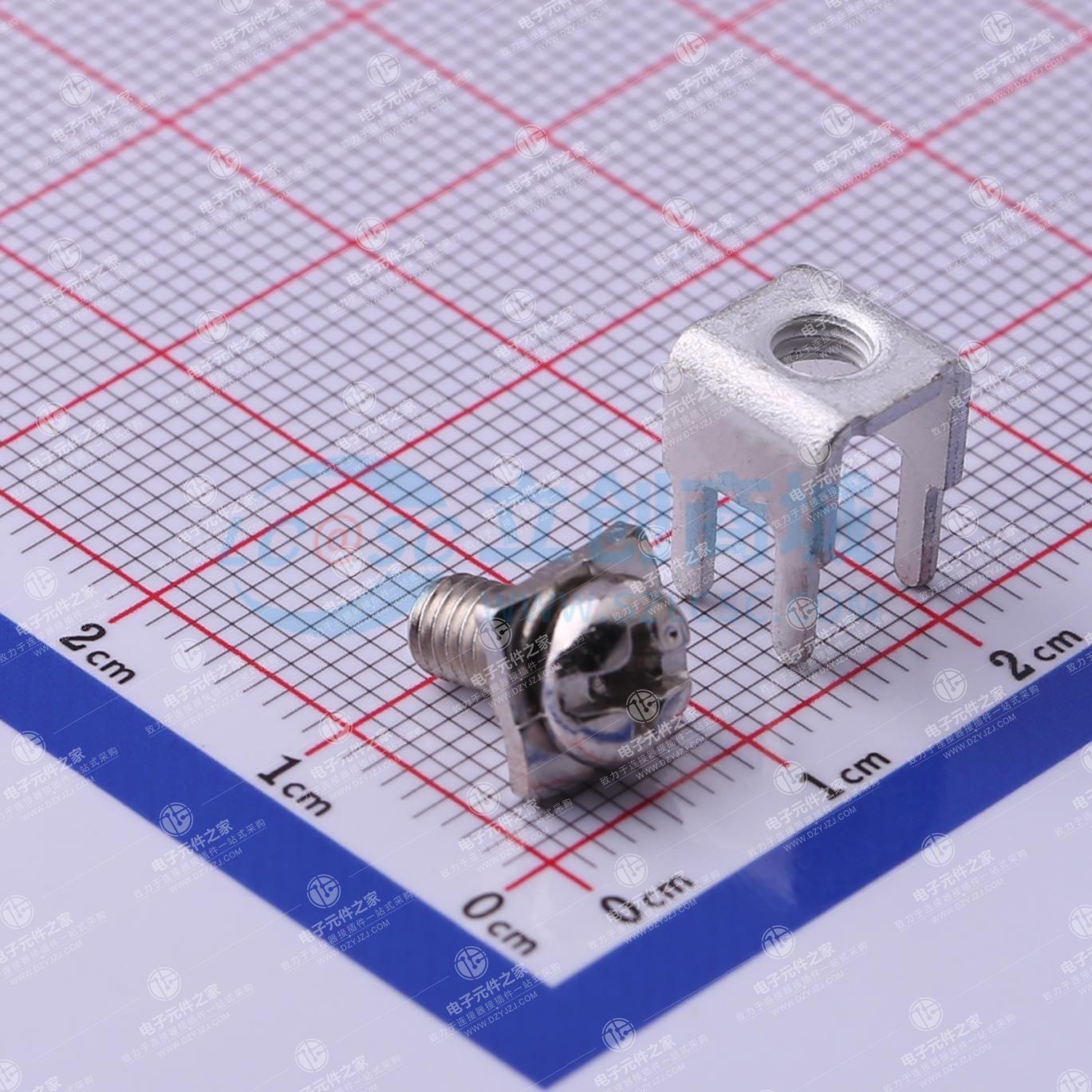 四脚 M4 二件套 PCB焊接端子