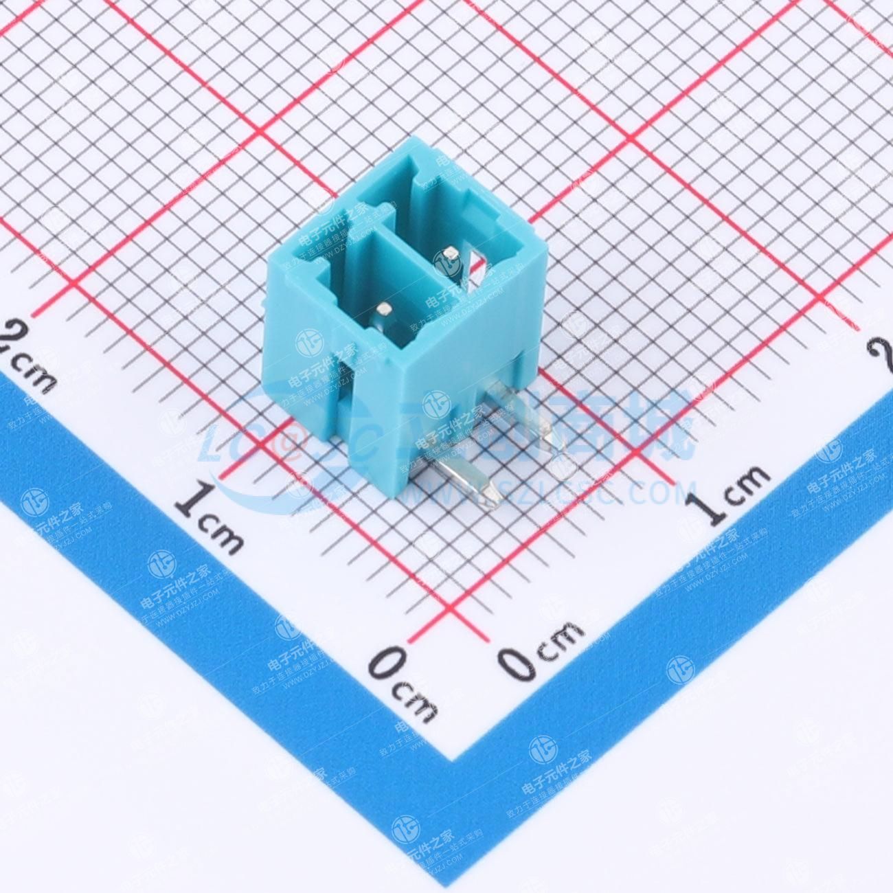 1x2P 3.5mm 排数:1 每排P数:2