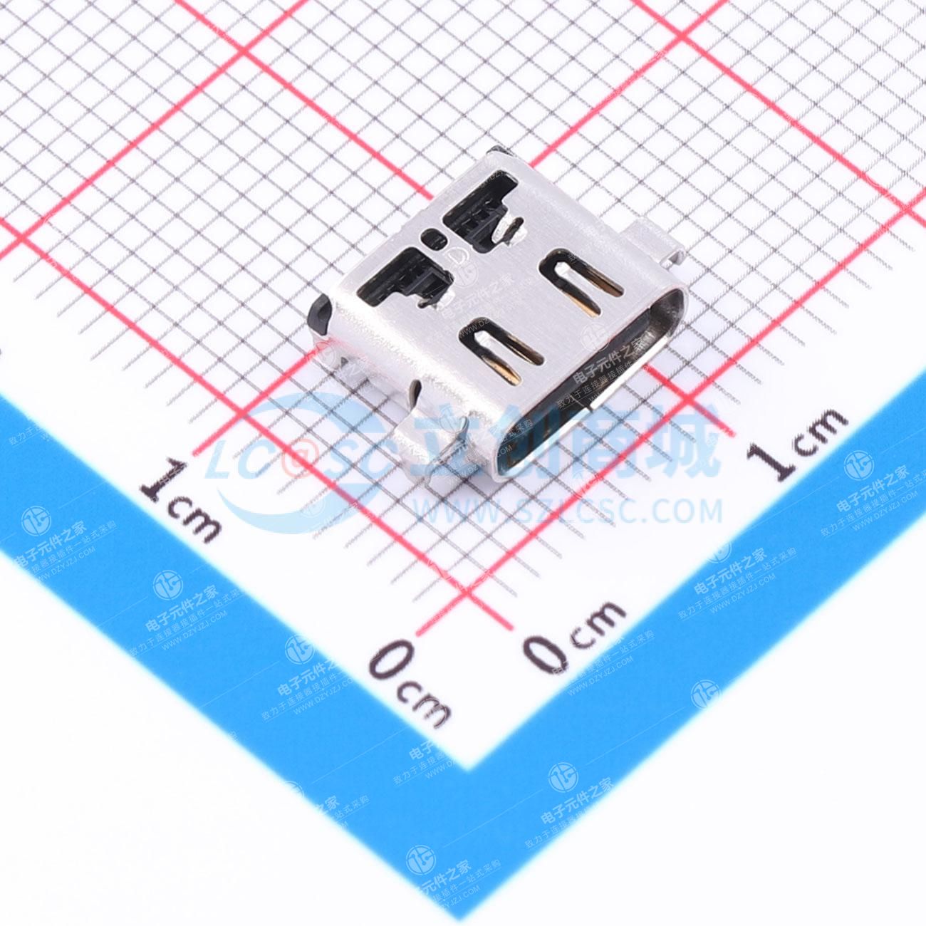 TCR04-21112402-J3 (TYPE.C 24PIN JAE版沉板1.1mm-外壳弹片 )