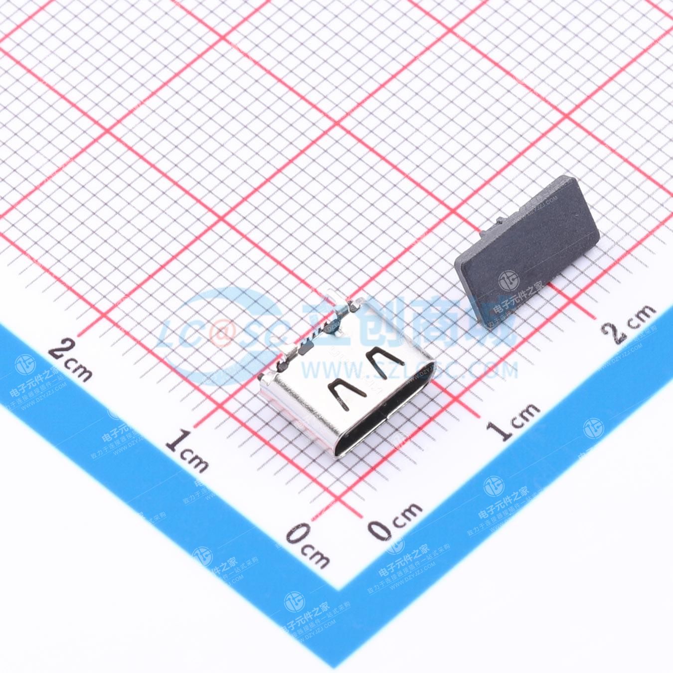 TCR41-65111602-H1 （TYPE.C 16PIN TID版本-立式6.45MM）