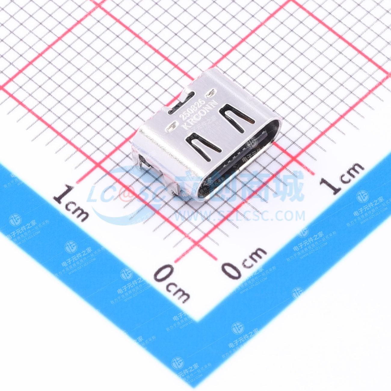 TCR66-32111602-A1(Type.C 16pin Rec 短体6.5mm，镀金3唛，外壳跑道型有点焊）