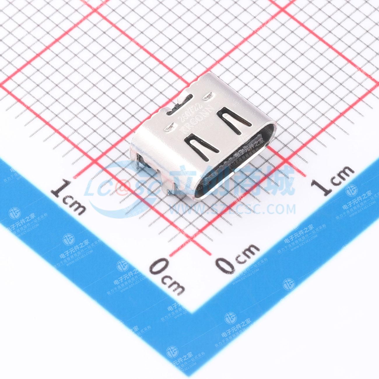 TCR66-32111605-T5(Type.C 16pin Rec 短体6.5mm，镀金15唛，外壳跑道形---TID协会结构  )
