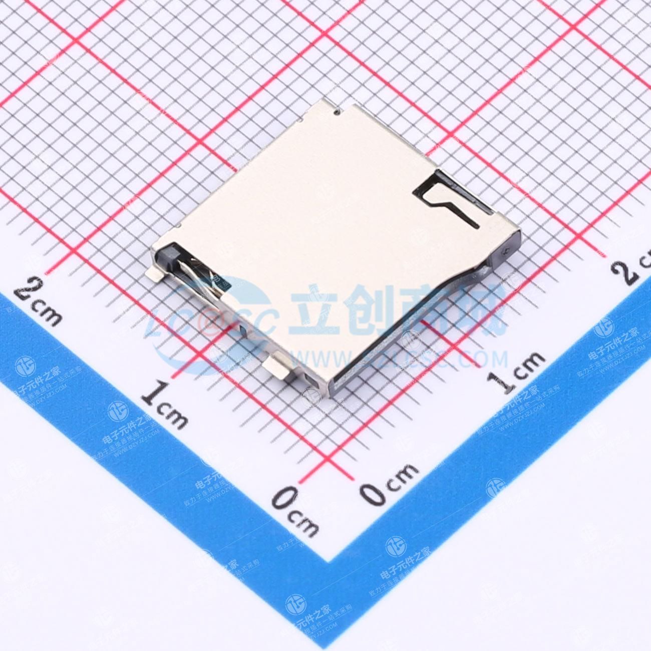 自弹式 MicroSD卡(TF卡) 卡座