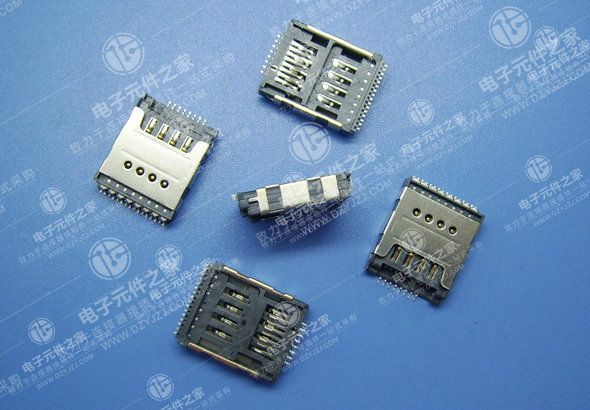 TF+2SIM三层卡座内焊脚