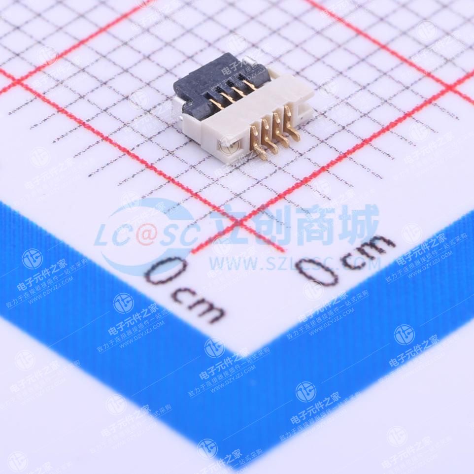 翻盖式 下接 P数:4P 间距:0.5mm
