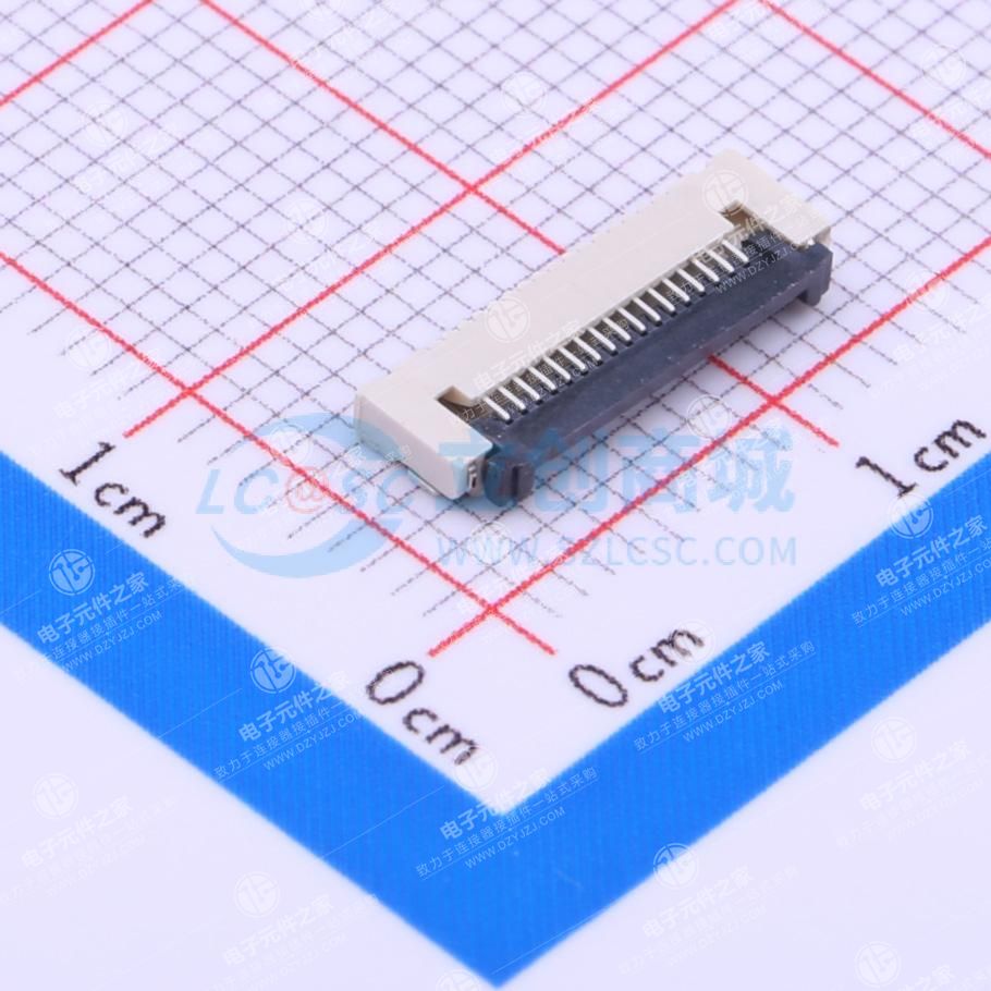 翻盖式 下接 P数:17P 间距:0.5mm
