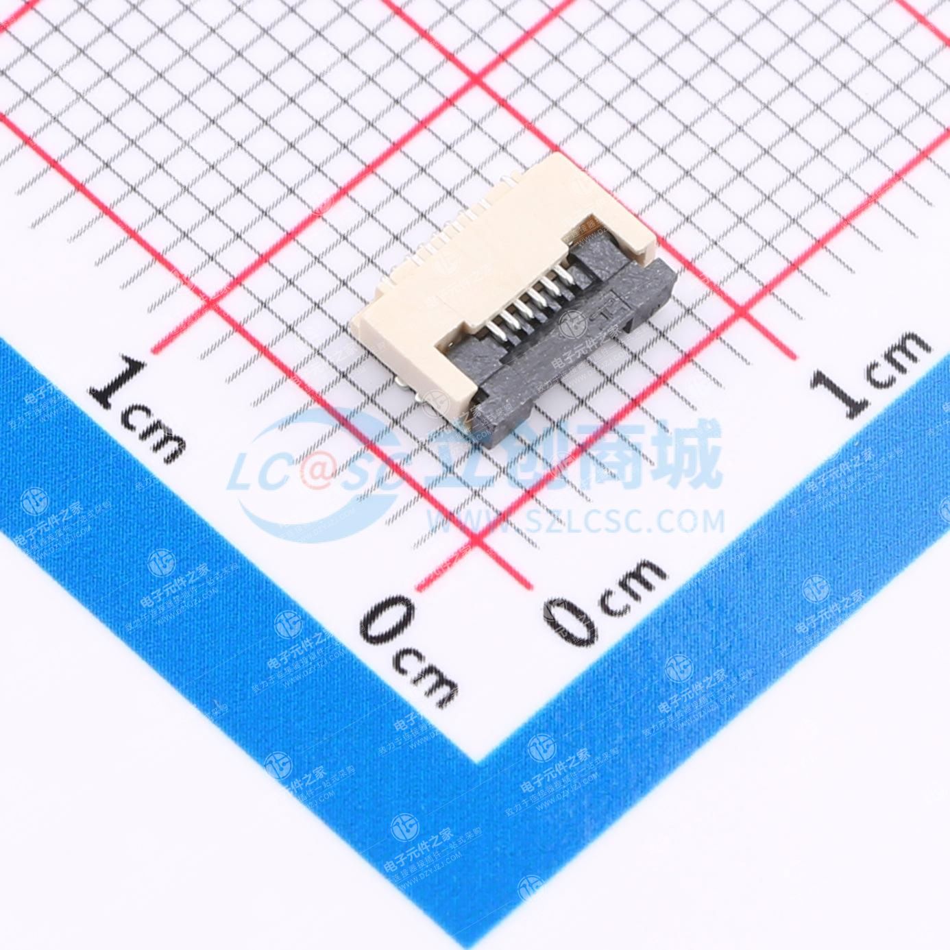 翻盖式 下接 P数:6P 间距:0.5mm