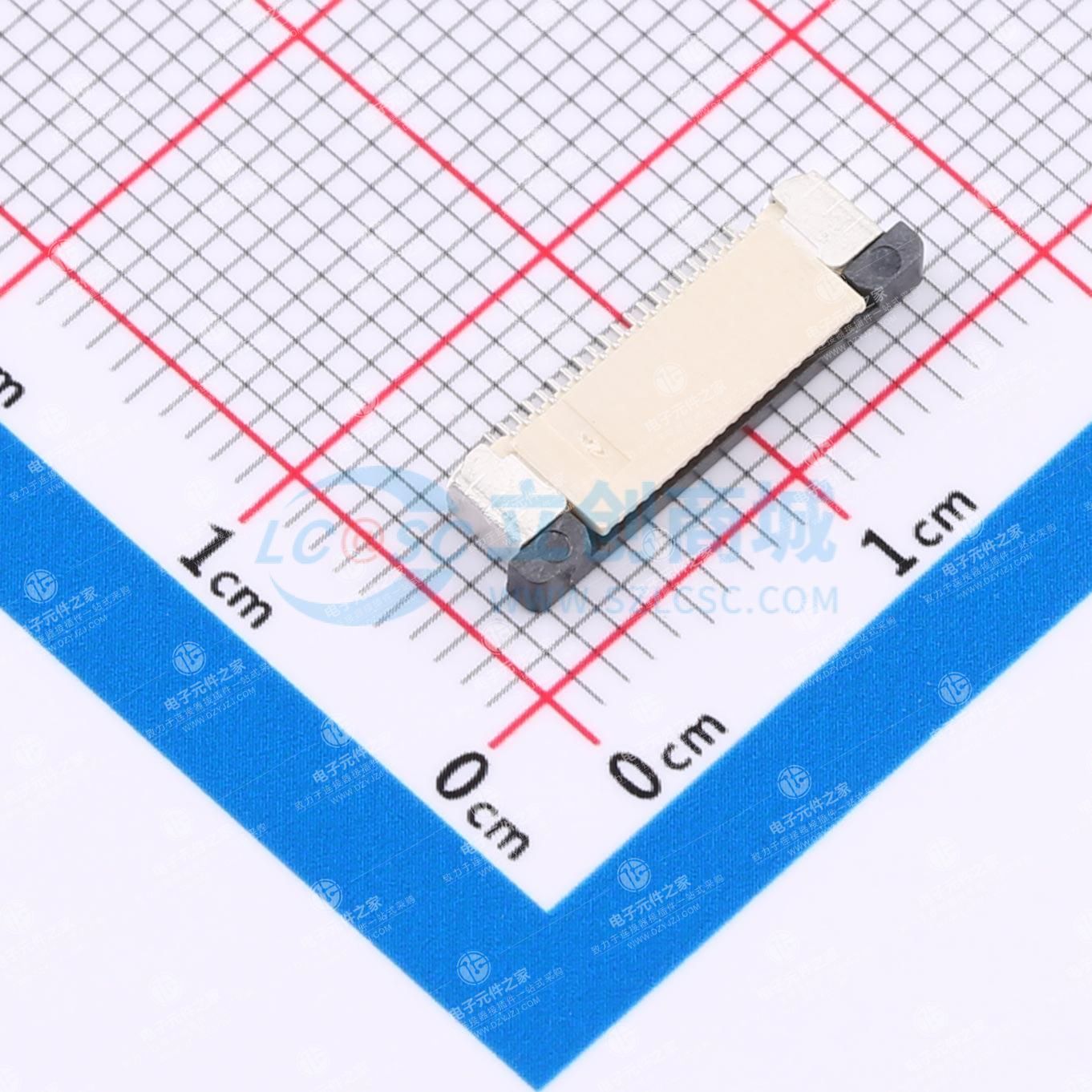 抽屉式 下接 P数:20P 间距:0.5mm