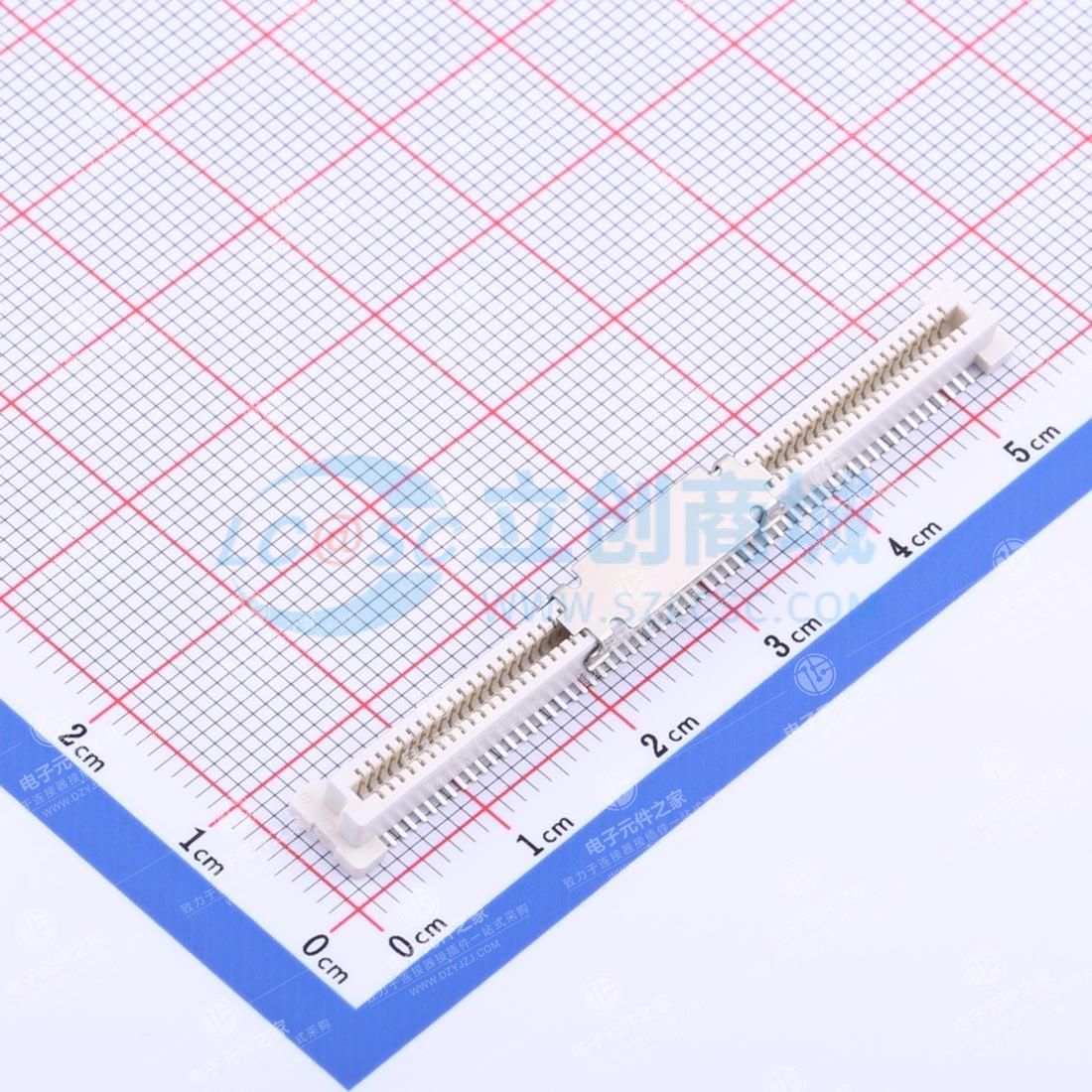 PIN:120P 间距:0.8mm 立贴
