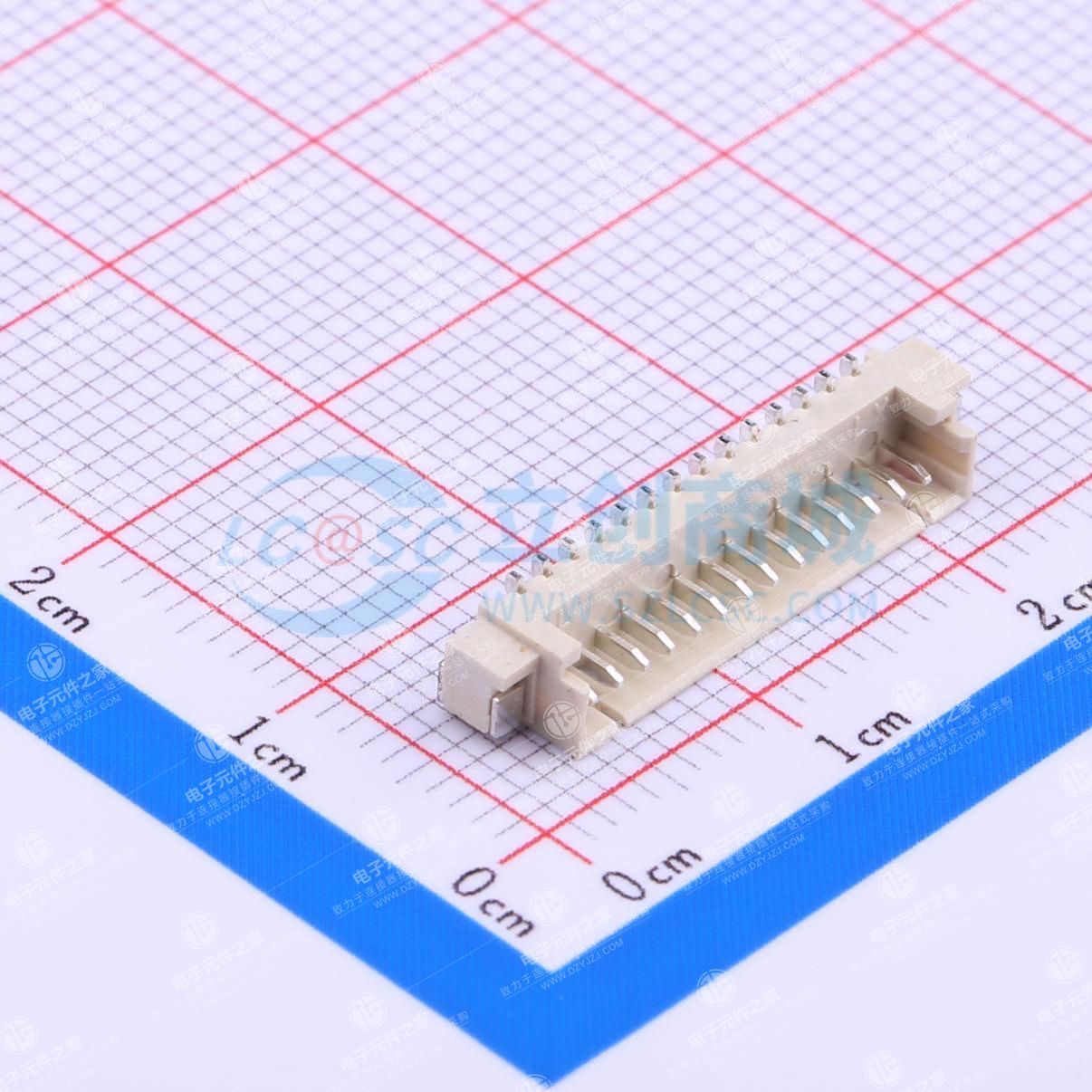 1x14P 间距:1.25mm 立贴