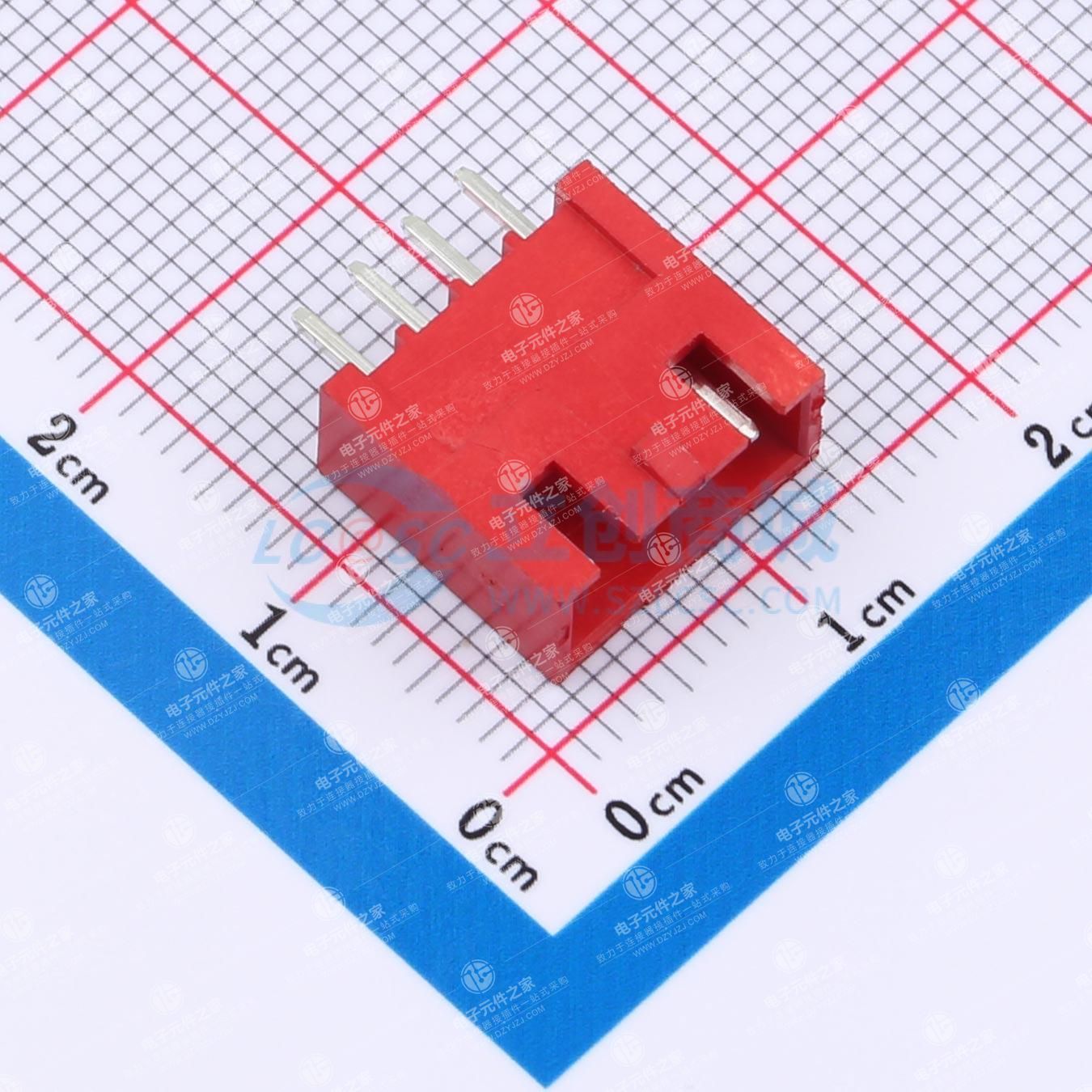 1x4P 间距:2.5mm 直插