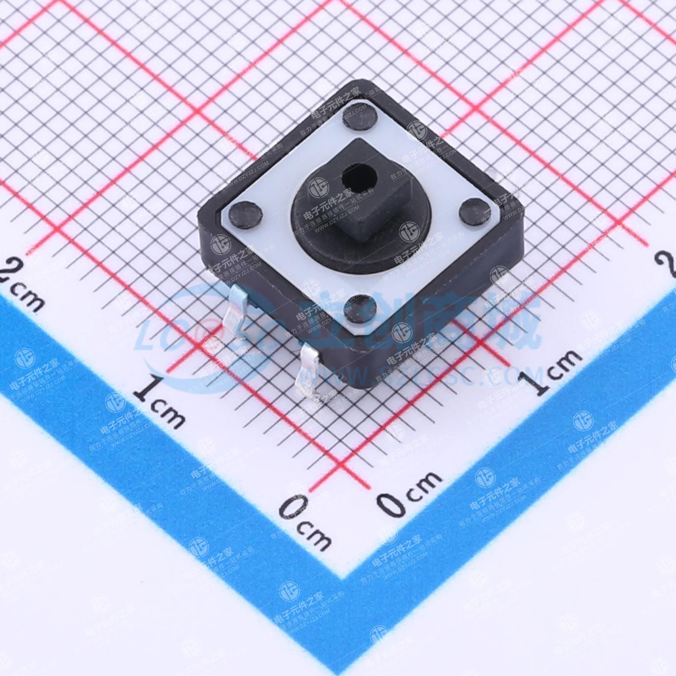 12*12*7.3mm 直插 轻触开关