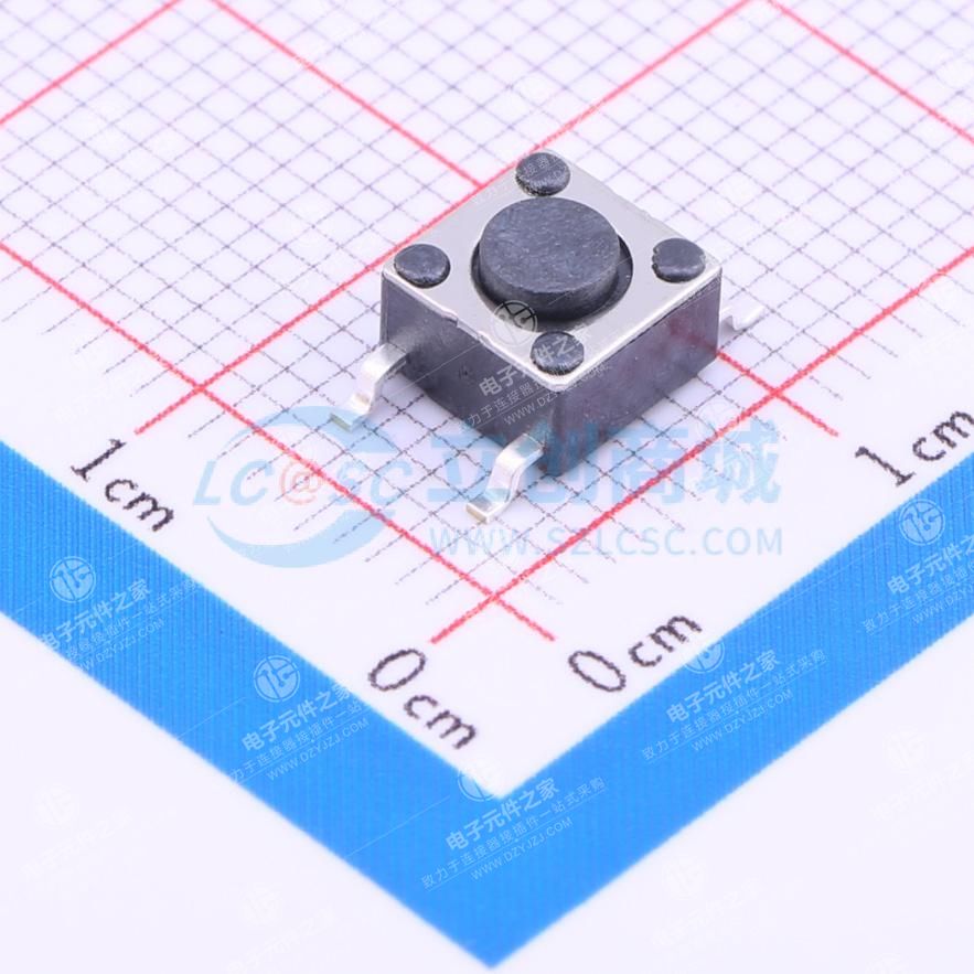 6*6*4.3mm 立贴 轻触开关