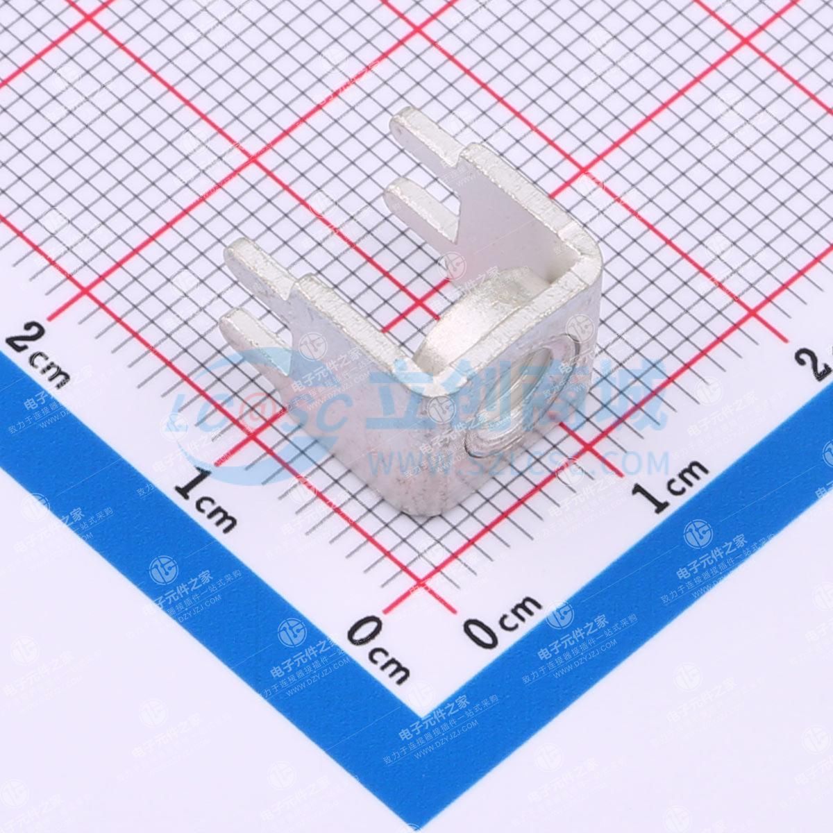 PCB焊接端子 压铆螺母 M5  四脚 11.1x9.2x12.5mm