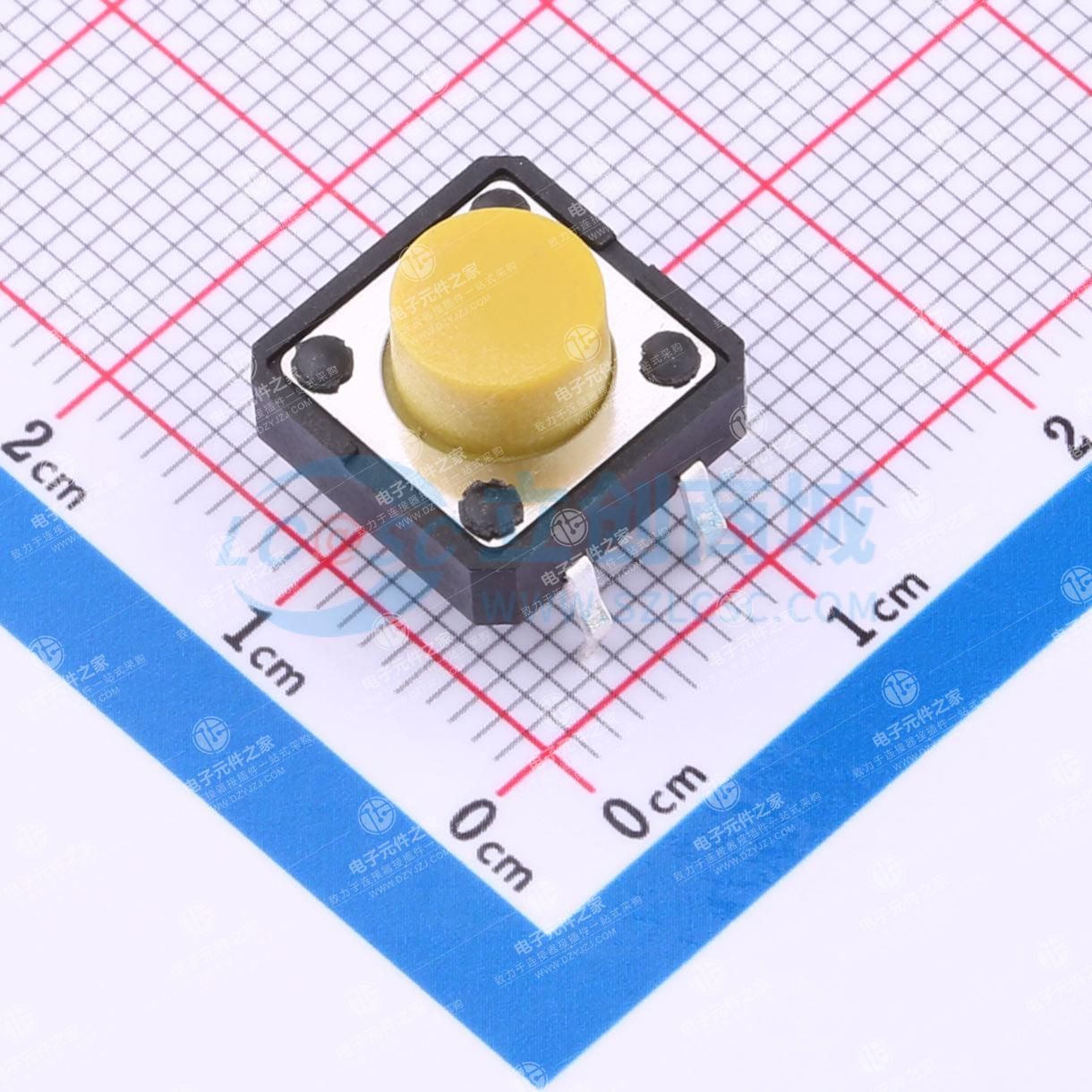 12*12*7mm 插件 轻触开关