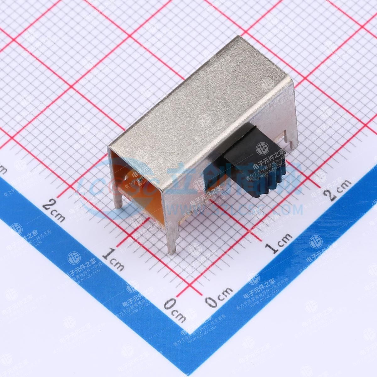 双排十二脚 两档 卧插拨动开关 柄高6MM