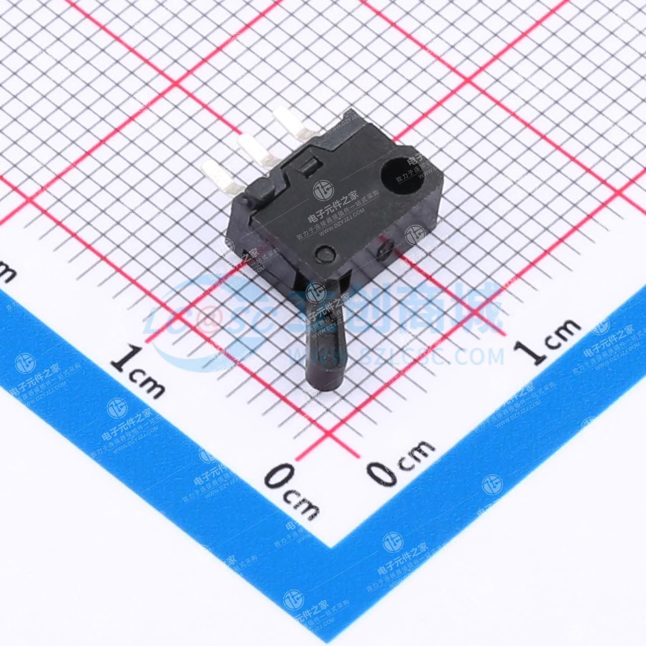 8.6X4.0X9.7 转换型 立插 检测行程开关