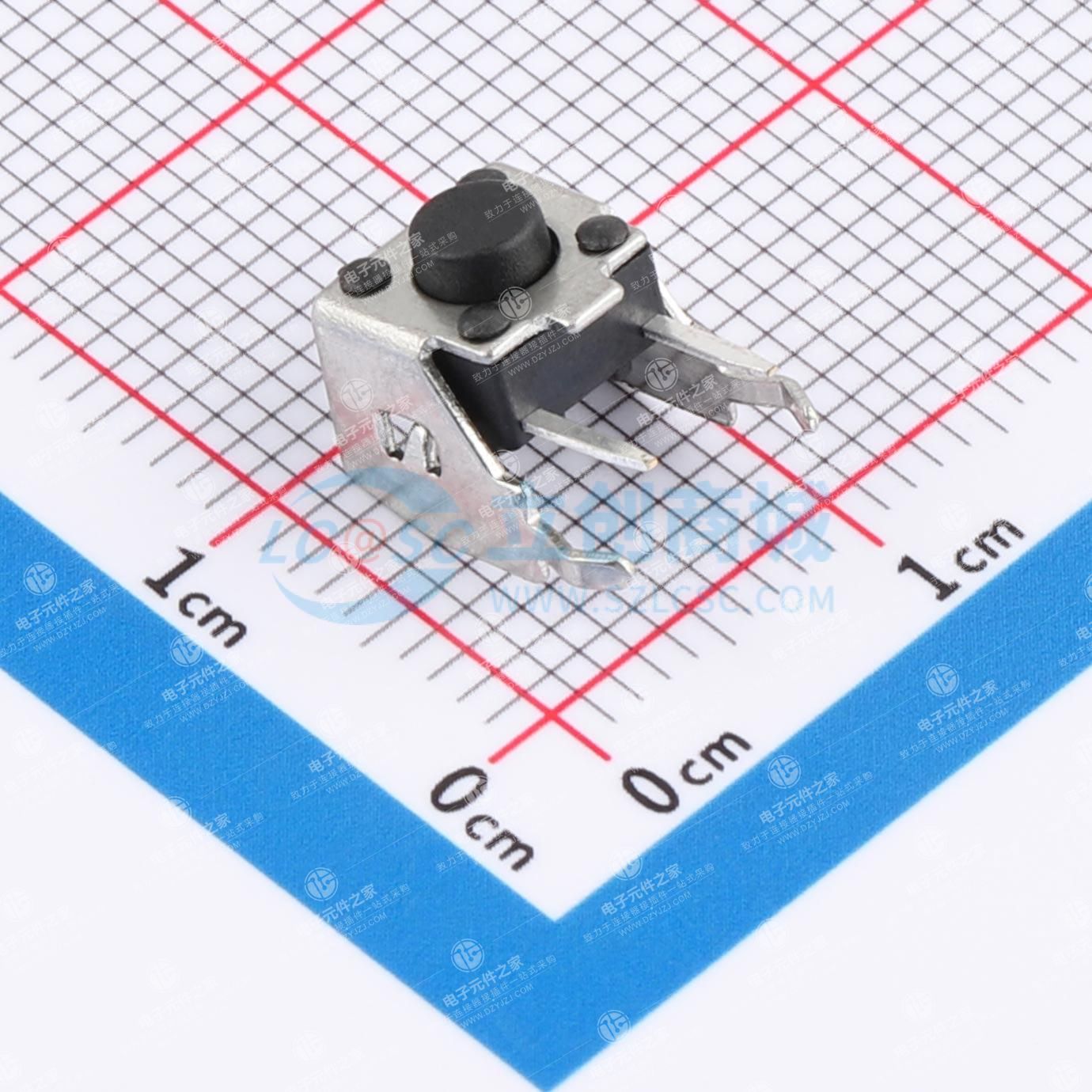 6.0*6.0*5.0mm 卧插 轻触开关