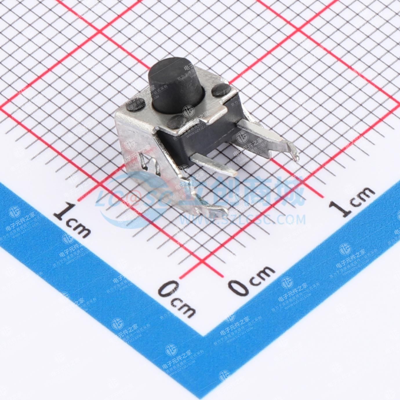 6.0*6.0*6.0mm 卧插 轻触开关