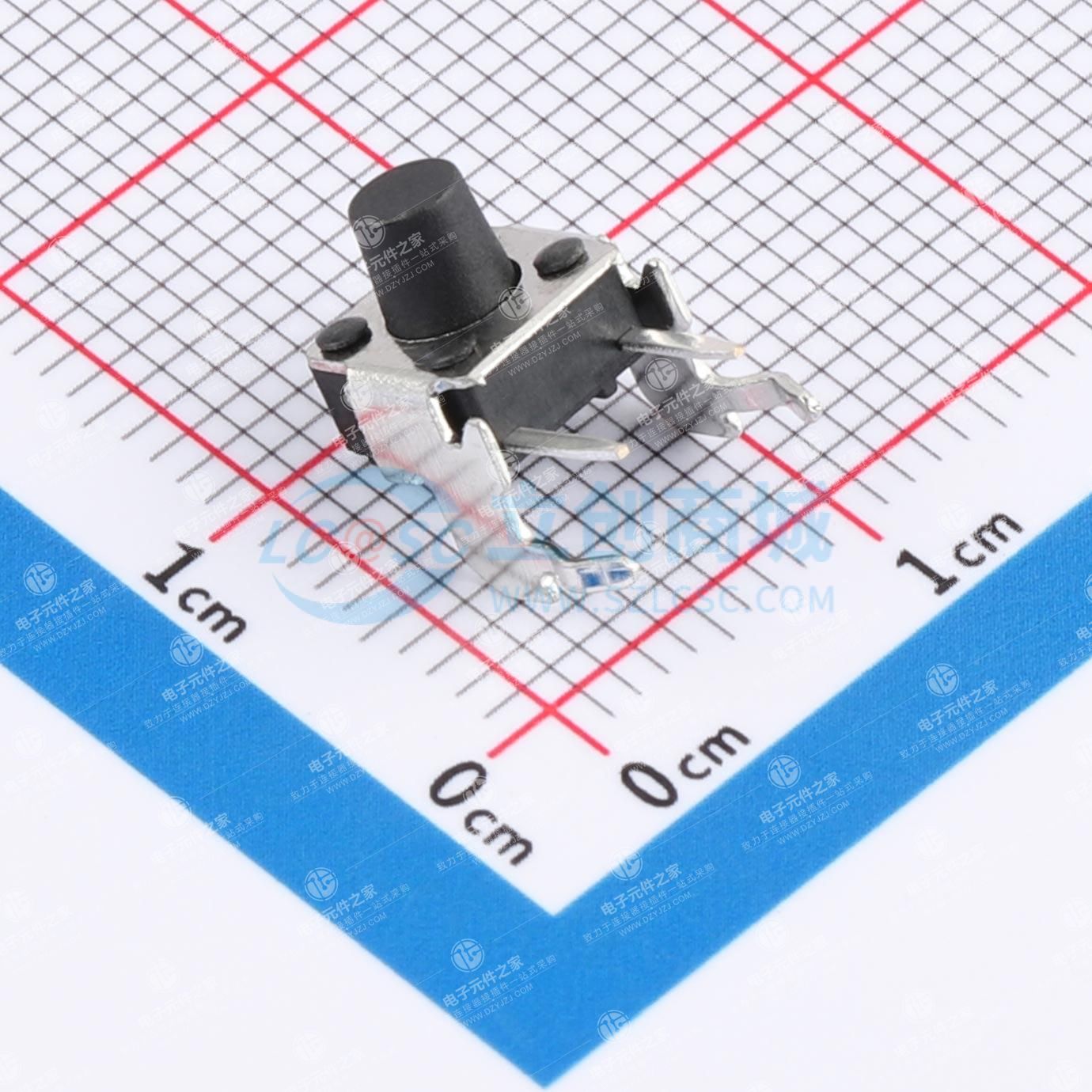 6.0*6.0*7.0mm 卧插 轻触开关