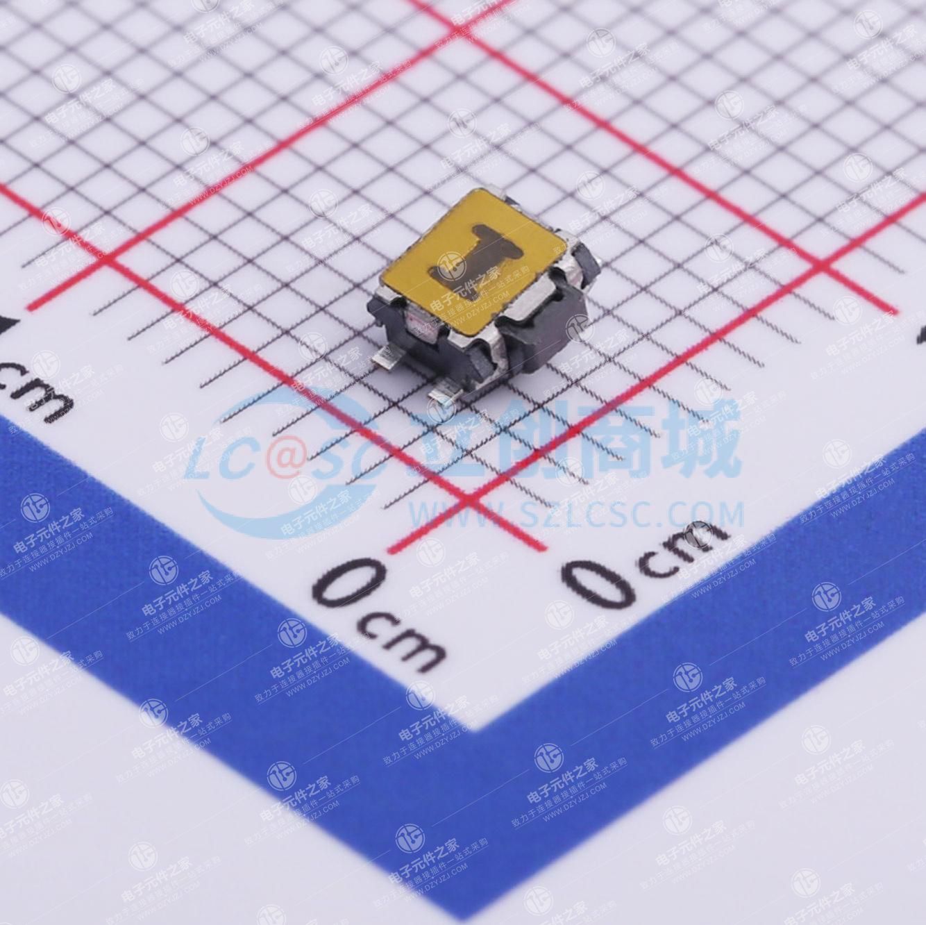 3.75*3.5*1.3mm 卧贴 轻触开关