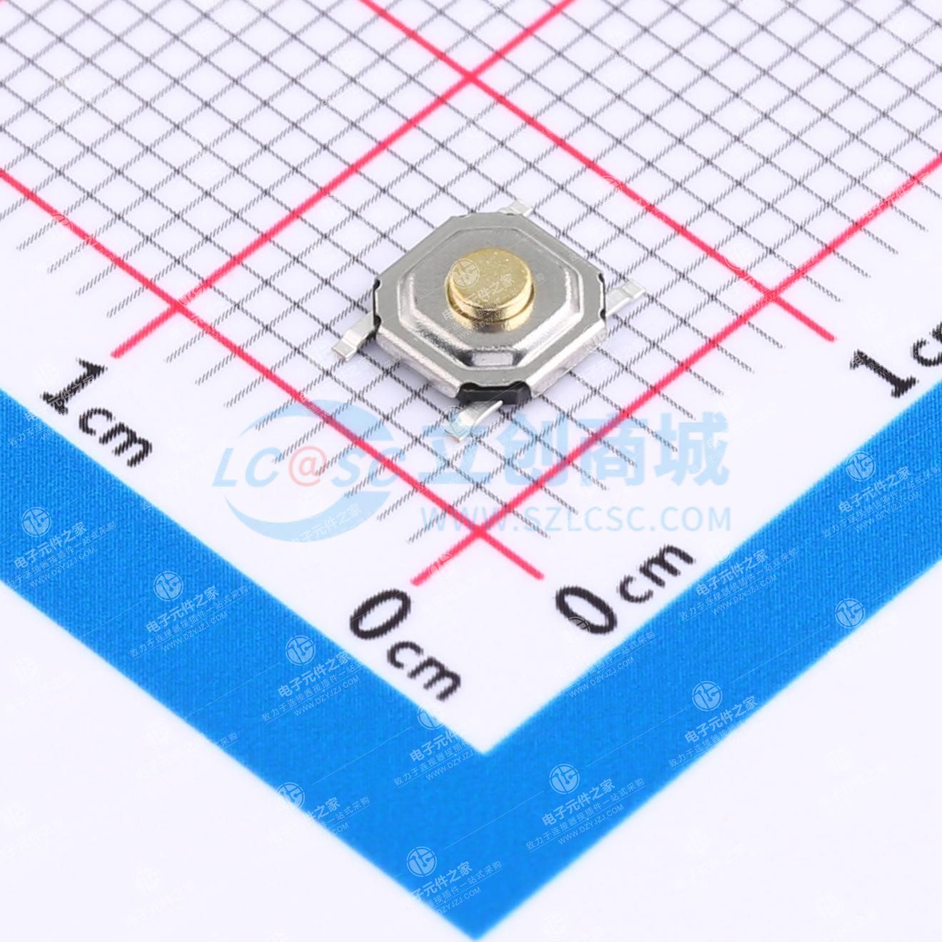 5.1*5.1*1.7mm 立贴 轻触开关