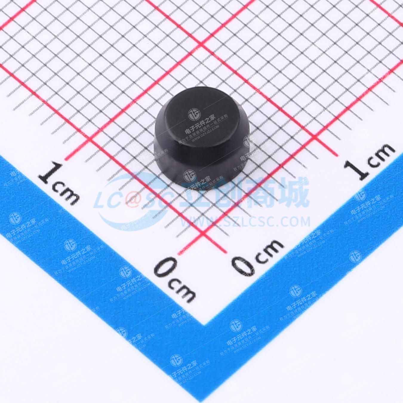 6*6按键帽 6*4mm 黑A63 袋装