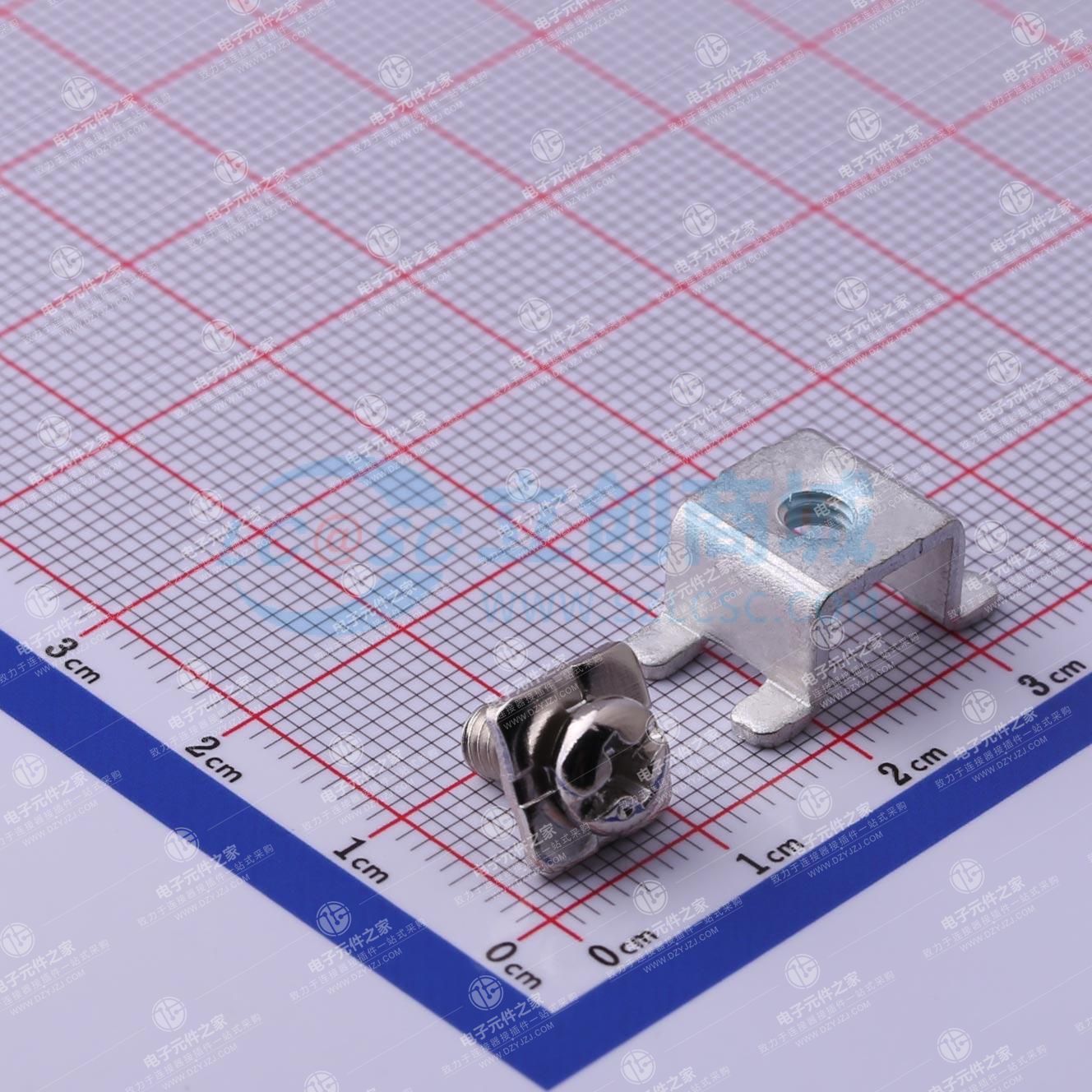 四脚 M4 二件套 PCB焊接端子