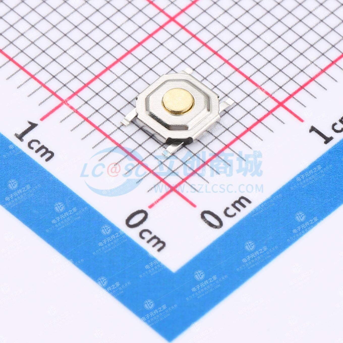 5.2*5.2*1.5mm 立贴 轻触开关