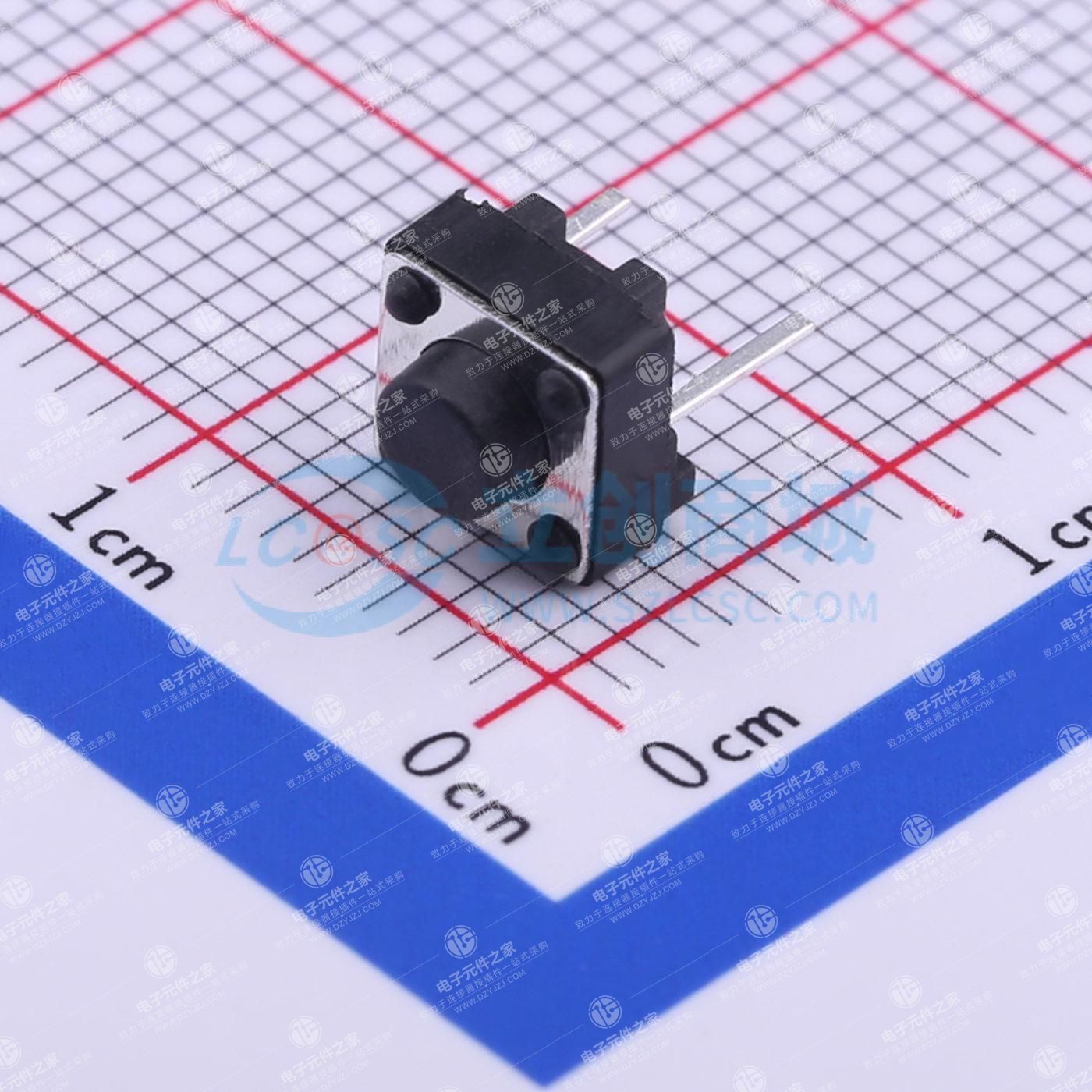 6.1*6.1*5mm 直插 轻触开关