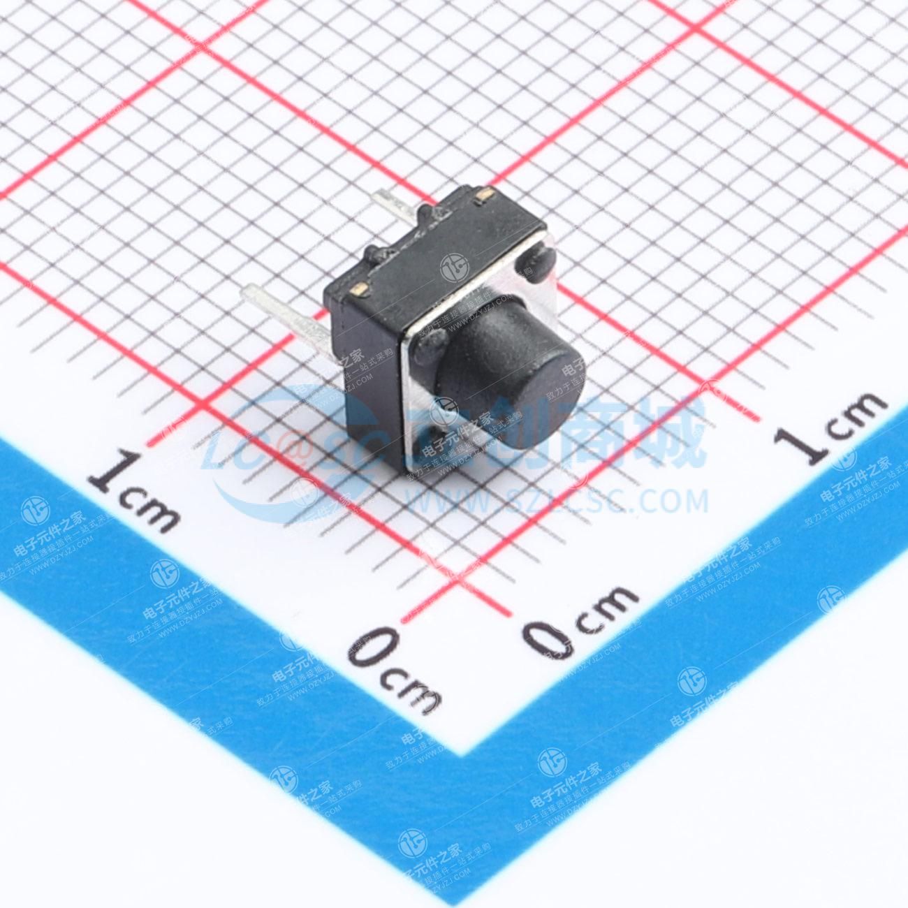 6.1*6.1*6mm 直插 轻触开关