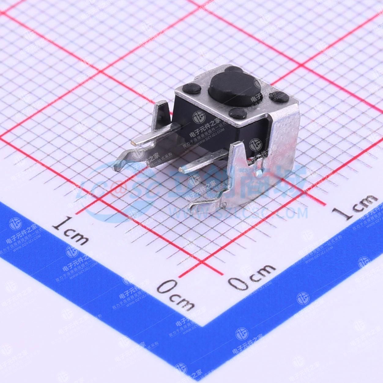 6*6*4.5mm 卧插 轻触开关