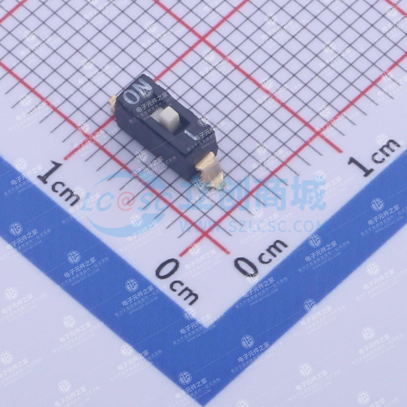 2.54mm 平拨,凸起式 1位