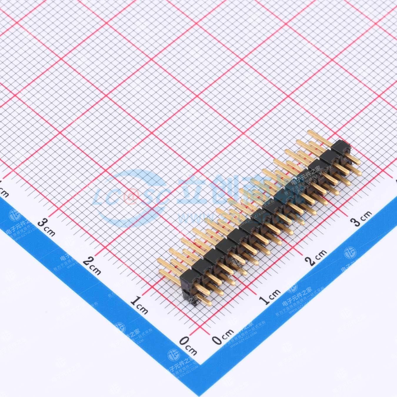 2x14P 间距:2.54mm 方针 直插