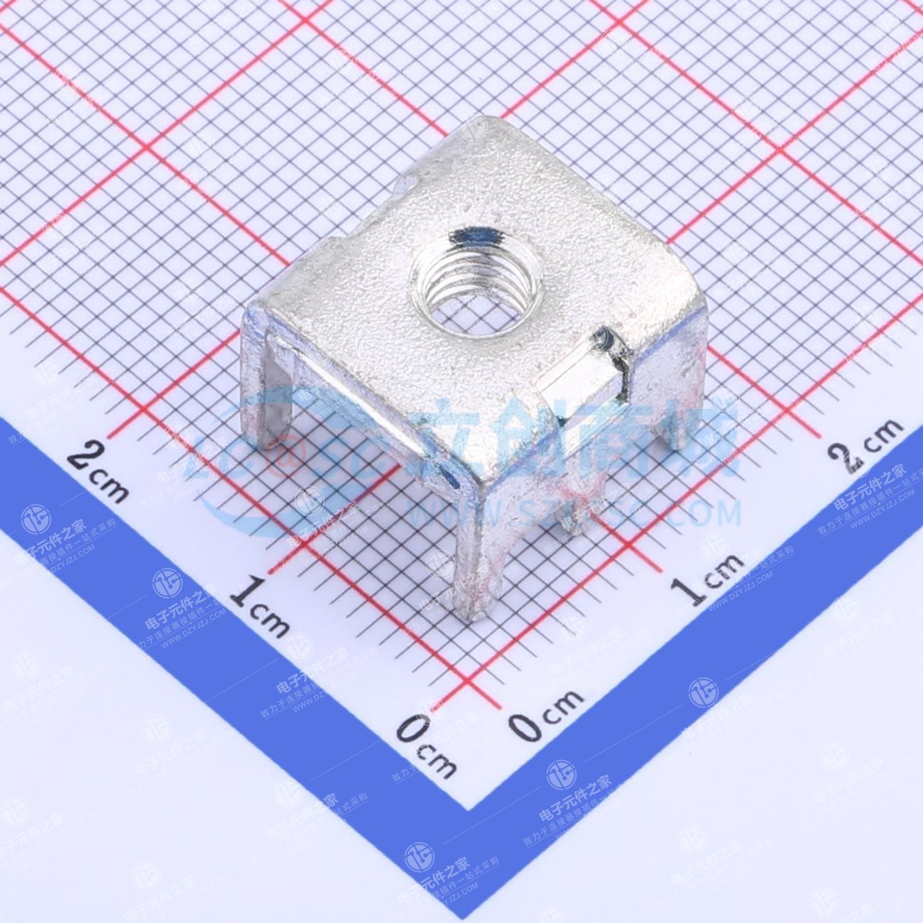 铆垫片 M5 六脚 H=12 PCB焊接端子