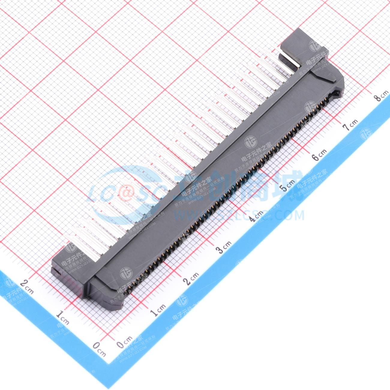 间距:1.27mm PIN:100P 母 直插