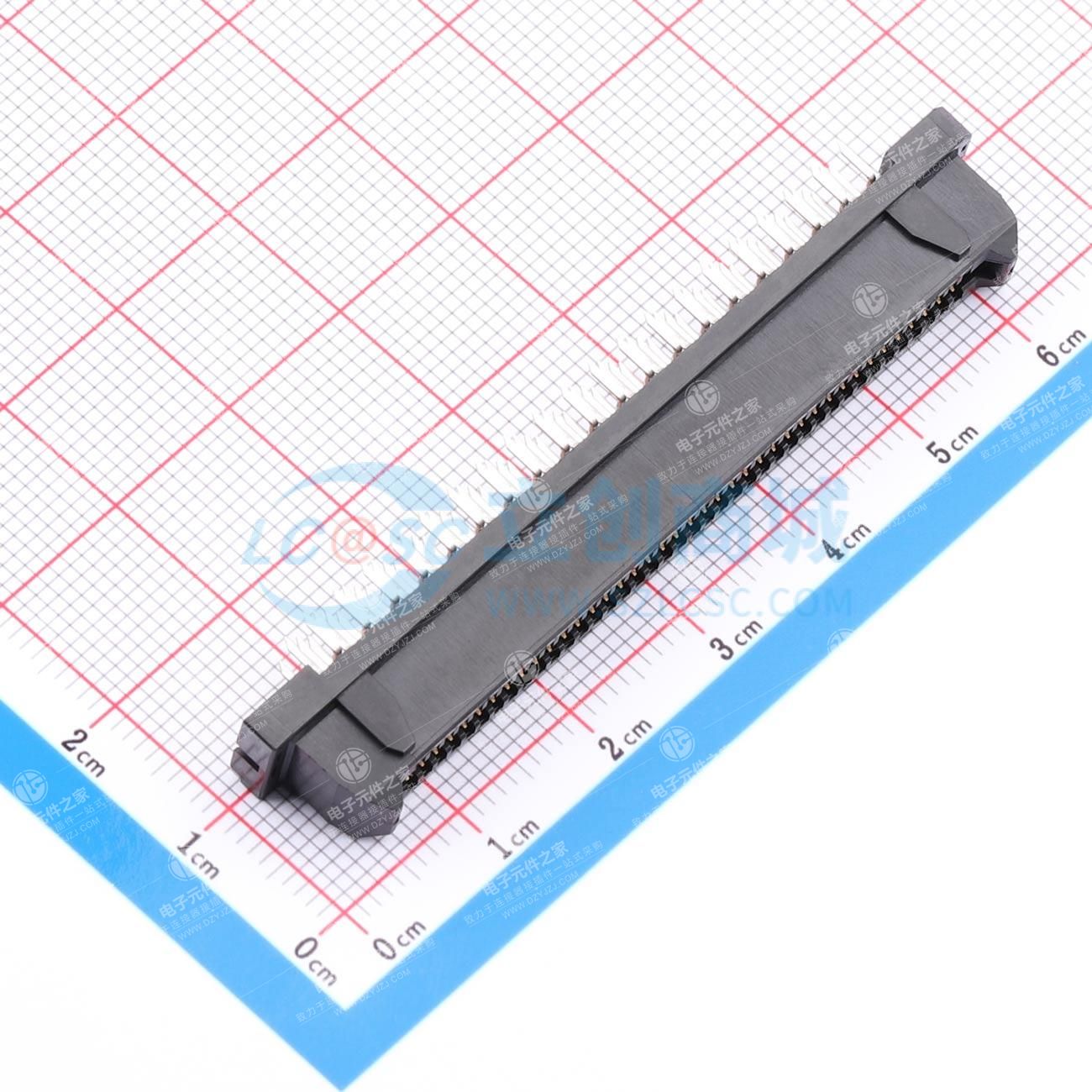 间距:1.27mm PIN:80P 母 直插