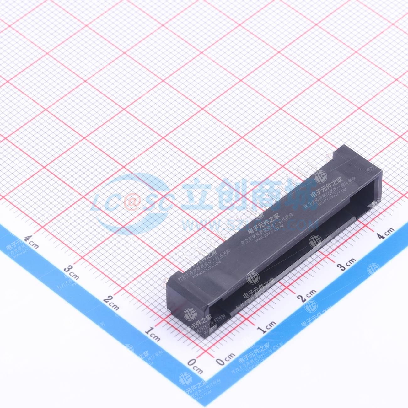 间距:1.27mm PIN:50P 公 直插