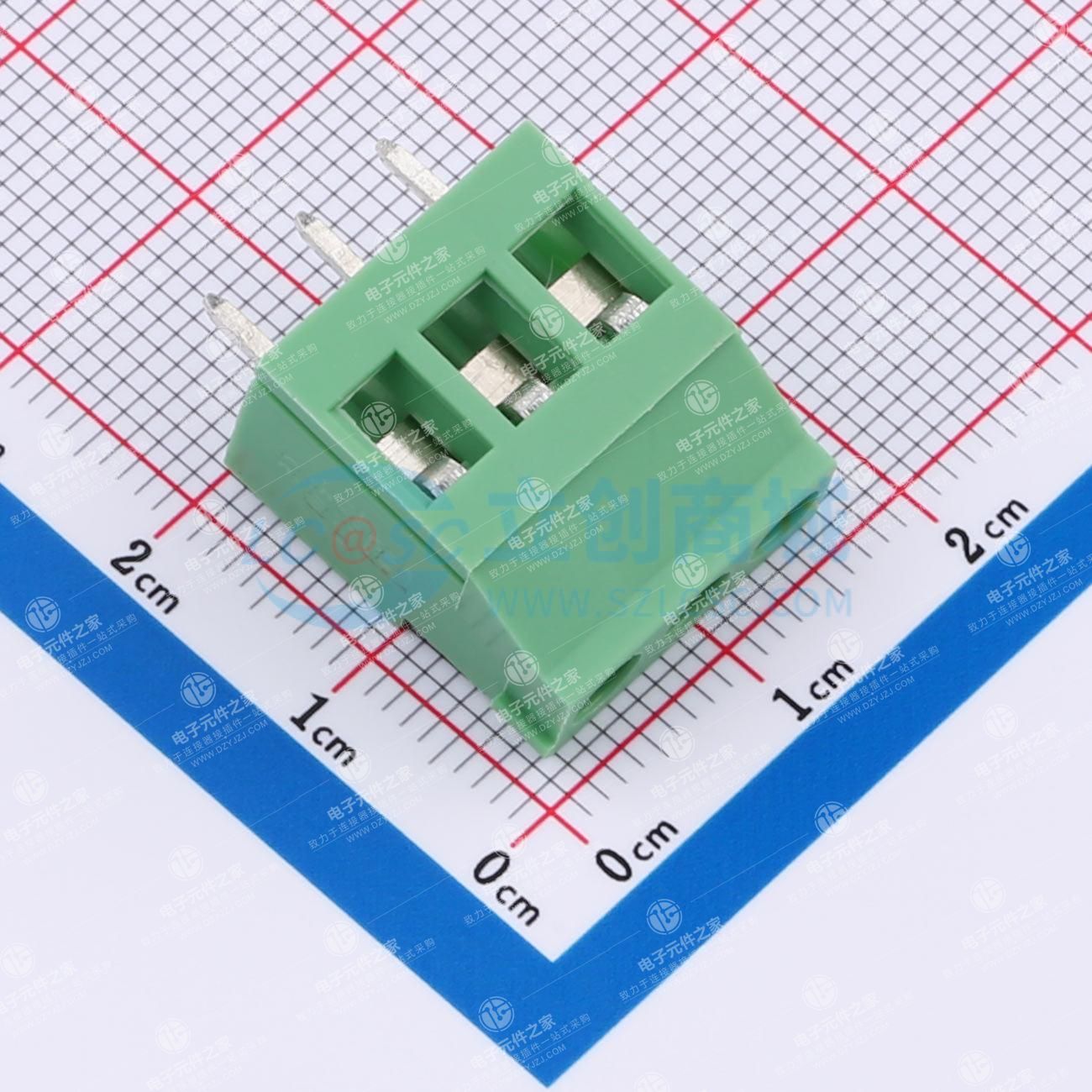 1x3P 5.08mm 直插 排数:1 每排P数:3