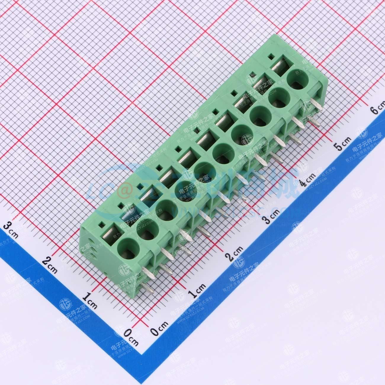 1x10P 5mm 每排P数:10 排数:1